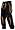 Dye C7 Men's Paintball Pants - XX-Large - Black / Gold
