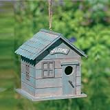 Vogelhaus Haus rustikal Nistkasten Welcome Holz