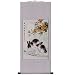 EXP Handmade "Two Rabbits" Scroll Wall Art Painting