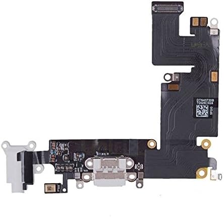 iphone 6 Plus Flex Cable Charing Port White,For iphone Health(TM)Dock Connector USB Charging Port Flex Cable Microphone Audiojack Antenna and Home button connector for iphone 6 Plus 5.5 inch