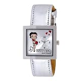 MONTRE BETTY BOOP CARREE ARGENTEE + COFFRET