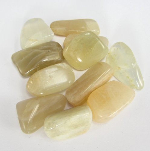 Moonstone tumbled stone gemstone crystal healing rock w…