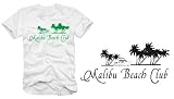 Produkt-Bild: Malibu BEACH MEMBER Weiss / GR&Uuml;N T-Shirt KALIFORNIEN