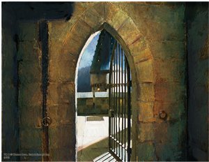 Hogwarts® Castle Door Decal