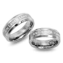 Unique Trauringe Wolfram Eheringe Hochzeitsringe Lasergravur TUR0017lg