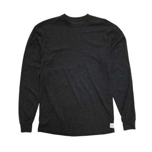 Billabong Mens Essential Long Sleeve Thermal Shirt - Black Heather XL