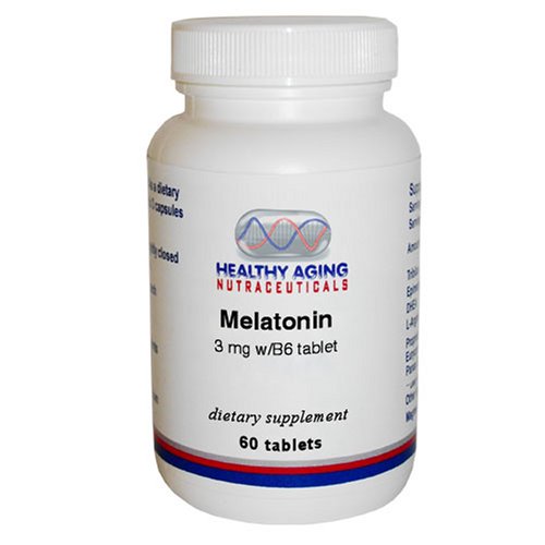 Healthy Aging Nutraceuticals Melatonin 3 Mg With B6 Tablet 60 Tablets (Pack of 3) by Healthy Aging Nutraceuticals
