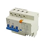 uxcell　漏電ブレーカ　ミニELCB漏電ブレーカ　DZ47-63　DZ47LE　63A　400VAC　6000A　3極