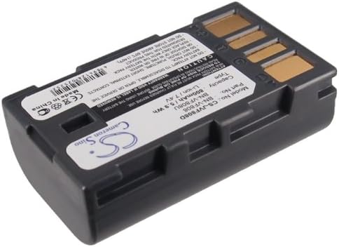 Battery2go - 1 year warranty - 7.4V Battery For JVC GZ-MS120B, GZ-MS120R, GZ-MG630, GZ-HD10EX, GZ-HD300B, GZ-HD10EK