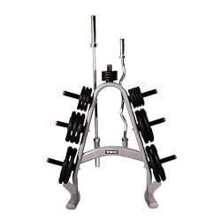 TKO 843OPT-B Olympic Plate Tree with Bar Holders