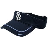 Nike - Nike Tampa Bay Rays Navy Blue Swoosh Visor
