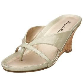 Diego di Lucca Women's Sophie Wraped Cork Wedge Thong : sophie diego di lucca womens sophie wraped cork wedge thong diego di lucca
