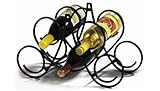IMAGE OF Spectrum 48110 Bordeaux Wine Rack, 5-Bottle, Black