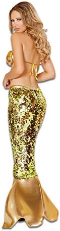 Miligirls Womens' Sexy Mermaid Halloween Cosplay Adult Costume with Accessories