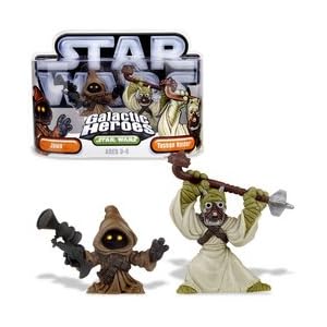 Star Wars Galactic Heroes: Jawa and Tusken Raider Figure 2-Pack