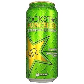 8 Pack - Rockstar Punched Energy Drink - Acai Berry Citrus Punch - 16oz.