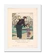 Pierre Brissaud, "Regarde La Haut... Toto Costume de promenade de Ch&eacute;ruit," plate VII from Gazette du Bon Ton, Volume 1, No. 5