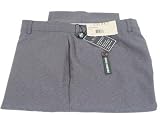 Ralph Lauren - Ralph Lauren Men's Flat Front Solid Medium Gray Wool Dress Pants - Size 33 x32