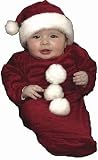 New Kids XMAS Costume Baby Newborn Red Santa Bunting Newborn 0-6 Months