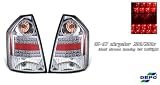 05-07 Chrysler 300 and 300C Altezza Euro Taillight Black and Chrome Housing Led