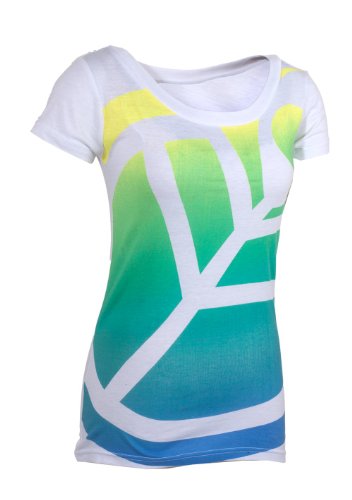 NOMIS Damen T-Shirt Gradient Colossal, white, S Preisvergleich
