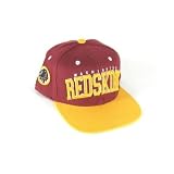 NFL Licensed Washington Redskins 2 Tone Flat Bill Snap Back Baseball Hat Cap Lid