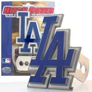 Los Angeles Dodgers Large Zinc Trailer Hitch Cover - MLB Baseball Fan Shop Sports Team Merchandise
