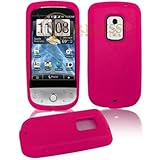 Solid Hot Pink Silicone Skin Cover Case Cell Phone Protector for HTC Hero C ....