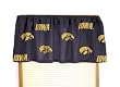 Iowa Printed Curtain Valance - 84 x 15 - Iowa Hawkeyes