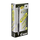 IMAGE OF Pilot G-2 Retractable Black Gel Ink 0.7mm Fine Point Rolling Ball Pen, Pack Of 12