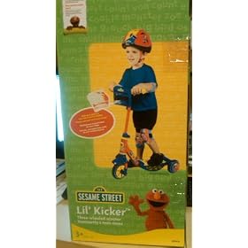 Sesame Street Lil Kicker 3 Wheel Scooter by 