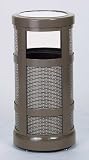 Howard Architek 5 gallon Steel Radius Urn Top Architectural Bronze/Medium Bronze Ash/Trash A51ABZ