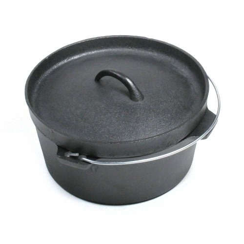 Big BBQ Dutch Oven 9 QT Kochtopf Gusseisen Kessel 