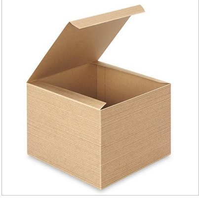 8 in. X 8 in. X 6in. Kraft Gift Boxes - Pack of 5 Brown Color