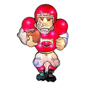 Arkansas Razorbacks 20 Double Sided Window Light-Up Player
