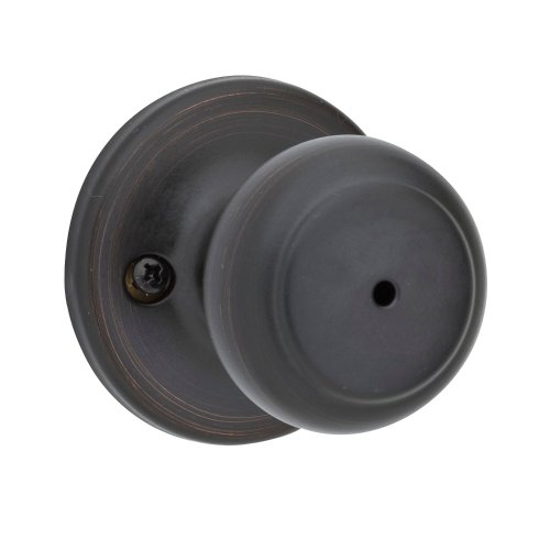 Kwikset 300CV 11P CP Cove Bed/Bath Knob, Venetian Bronze