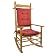 Red Rocker Cushion Set