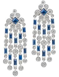 De Hago - Sapphire & Diamond Earrings