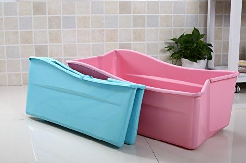 BO Baby folding tub/plastic tub for children/babies bath , blue