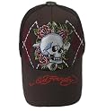 Original Ed Hardy Cap Skull Roses
