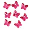 Swarovski Crystal 5754 Butterflies 6mm Fuchsia (8)