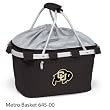 Colorado Golden Buffaloes Portable Recreational Metro Seat Recliner - Black w/Digital Print