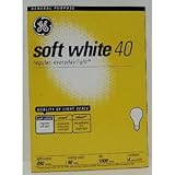 GE Soft White Light Bulbs, 40 Watts, Pack Of 4