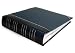 Navy Blue Trim Photo Album, 5x7 Memo Slip In Pockets (26cm x 27cm)