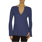 Beyond Yoga Pima Modal Long Sleeve Henley