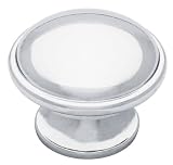 Liberty Hardware PN0836-PC-C 36mm Wide Base Round Knob Classic Traditionals