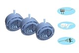 Precision Products 11049 Plus Low-Voltage Puck Light, White, 3-Pack