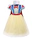JerrisApparel Princess Dress Up Halloween Costumes for Girls with Red Cape