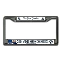 New York Yankees 2009 World Series Champions Chrome License Plate Frame
