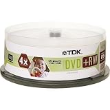TDK DVD+RW 4x 4.7GB (25-Pack Spindle )